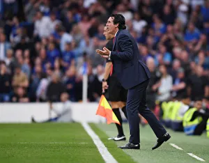 Chelsea V Arsenal 2018-19 Prints: Unai Emery: Unyielding Determination Against Chelsea, Premier League 2018-19