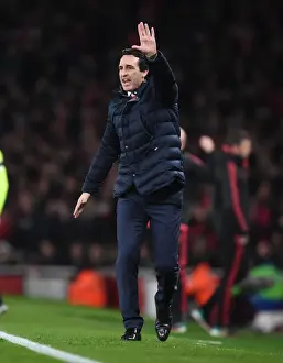 Arsenal V Manchester United FA Cup 2018-19 Prints: Unai Emery vs. Manchester United: Arsenal's FA Cup Battle (2018-19)