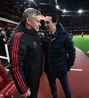 Arsenal V Manchester United FA Cup 2018-19 Prints: Unai Emery vs Ole Gunnar Solskjaer: The FA Cup Clash - Arsenal vs Manchester United (2018-19)