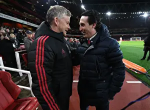 Arsenal V Manchester United FA Cup 2018-19 Prints: Unai Emery vs Ole Gunnar Solskjaer: FA Cup Showdown - Arsenal vs Manchester United