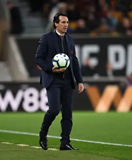 Wolverhampton Wanderers V Arsenal 2018-19 Prints: Unai Emery vs. Wolverhampton Wanderers: Arsenal's Premier League Battle (2018-19)