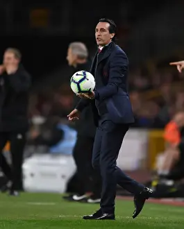 Wolverhampton Wanderers V Arsenal 2018-19 Prints: Unai Emery vs. Wolverhampton Wanderers: Arsenal's Premier League Showdown (2018-19)
