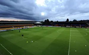 Underhill the home of Barnet FC. Arsenal U19 0: 0 Olympiacos U19. NextGen Series