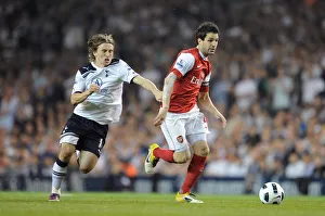 Tottenham Hotspur V Arsenal 2010-2011 Prints: Unforgettable 3-3 Battle: Fabregas vs. Modric - Premier League Showdown (2011)