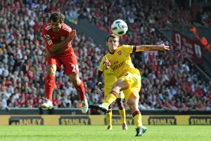 Liverpool V Arsenal 2010-11 Prints: The Unforgettable Clash: Wilshere vs Mascherano at Anfield, 2010 Premier League Rivalry