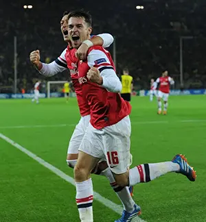 Unforgettable: Ramsey and Ozil's Goal Celebration - Arsenal at Borussia Dortmund, UEFA Champions League (2013-14)