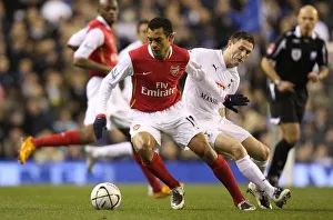 Tottenham V Arsenal Carling Cup Prints: Unforgettable Rivalry: Gilberto vs