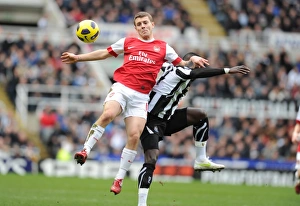 Newcastle United V Arsenal 2010-11 Prints: Unforgettable Rivalry: Wilshere vs