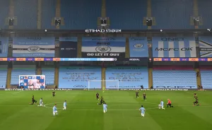 Manchester City V Arsenal 2019-20 Prints: United Against Racism: Manchester City vs