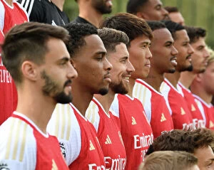 Images Dated 18th September 2023: Unity and Determination: Introducing Arsenal FC's First Team 2023-24
