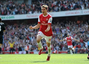 Arsenal V Manchester United 2010-2011 Prints: Unstoppable Arsenal: Ramsey-van Persie's Thrilling 1-0 Victory Over Manchester United (Arsenal vs Manchester United)