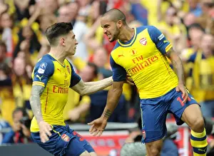 Unstoppable Arsenal: Walcott and Bellerin's FA Cup Final Goal Celebration (4-0 vs Aston Villa, 2015)