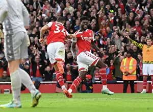 Unstoppable Partnership: Partey and Xhaka's Goal Celebration (2022-23)