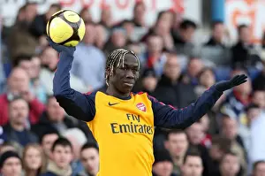 Cardiff City V Arsenal FA Cup Prints: Unyielding Sagna: The 0-0 Battle at Cardiff City - Arsenal's FA Cup Standoff, 2009