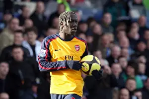Cardiff City V Arsenal FA Cup Prints: Unyielding Sagna: The 0-0 Battle at Cardiff City - Arsenal's FA Cup Standoff, 2009