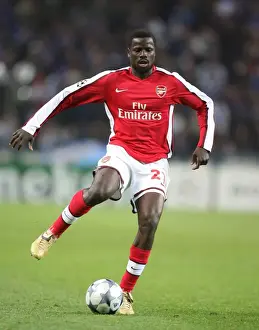 FC Porto V Arsenal 2008-9 Prints: Upset at Estadio do Dragao: Emmanuel Eboue Leads FC Porto to a 2-0 Victory over Arsenal in the Champions League