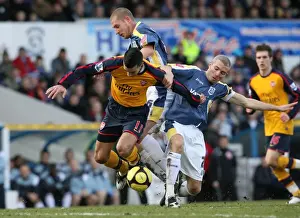 Cardiff City V Arsenal FA Cup Prints: Van Persie Faces Off Against McNaughton and Gyepes in FA Cup Showdown