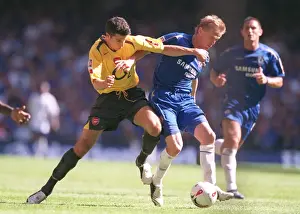 Chelsea V Arsenal - Comm Shield 2005-06 Prints: Van Persie vs. Duff: Arsenal's Agonizing 1:2 Defeat to Chelsea in the FA Community Shield (2005)