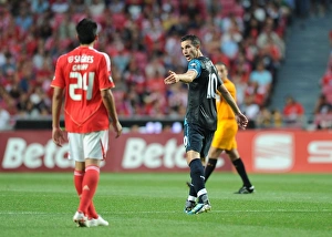 Benfica V Arsenal 2011-12 Prints: Van Persie vs. Garay: Clash of the Titans - Benfica vs. Arsenal Pre-Season Friendly, 2011