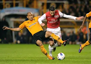 Wolverhampton Wanderers V Arsenal 2011-12 Prints: Van Persie vs. Henry: Intense Clash Between Wolverhampton and Arsenal (2011-12)