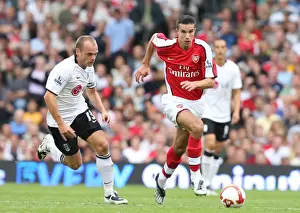 Fulham V Arsenal 2008-09 Prints: Van Persie vs. Murphy: A Premier League Rivalry Born - Fulham 1:0 Arsenal, 2008