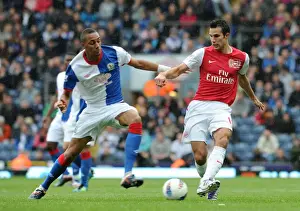 Blackburn Rovers V Arsenal 2011-12 Prints: Van Persie vs Nzonzi: Thrilling 4-3 Blackburn Rovers Edge Past Arsenal in Premier League Clash