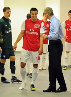 Van Persie and Wenger: A Pre-Match Chat at Arsenal's Emirates Stadium (Arsenal v Chelsea, 2011-12)
