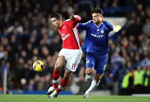 Chelsea V Arsenal 2008-09 Prints: Van Persie's Double Strike: Arsenal's 2-1 Victory Over Chelsea (08/11/08)