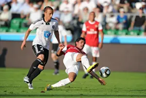 Legia Warsaw V Arsenal 2010-11 Prints: Vela vs. Knezevic: Arsenal's Triumph over Legia Warsaw (7/8/2010)