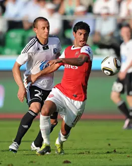 Legia Warsaw V Arsenal 2010-11 Prints: Vela vs. Knezevic: Arsenal's Victory Over Legia Warsaw (7/8/2010)