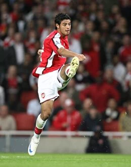 Images Dated 23rd September 2008: Vela's Hat-Trick: Arsenal Crushes Sheffield United 6-0 in Carling Cup