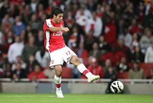 Arsenal V Sheffield United Carling Cup Prints: Vela's Hat-Trick: Arsenal's 6-0 Rout of Sheffield United in Carling Cup