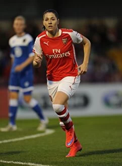 Images Dated 15th April 2015: Vicky Losada in Action: Arsenal Ladies vs. Bristol Academy (2015)