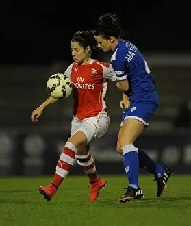 Images Dated 15th April 2015: Vicky Losada (Arsenal) Jasmine Matthews (Bristol). Arsenal Ladies 2: 0 Bristol Academy