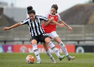 Arsenal Ladies V Notts County Ladies 3rd April 2016 Prints: Vicky Losada (Arsenal Ladies) Leanne Crichton (Notts County)