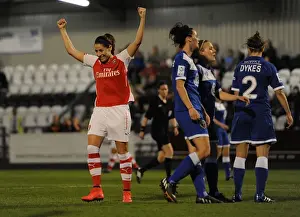 Arsenal Ladies V Bristol Academy 15/4/15 Prints: Vicky Losada Scores Arsenal's Second Goal in WSL Match against Bristol Academy