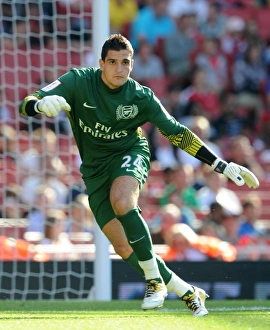 Arsenal V Boca Juniors 2011-12 Prints: Vito Mannone in Action: Arsenal vs Boca Juniors, Emirates Cup 2011