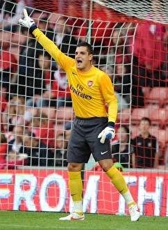 Southampton V Arsenal 2012-13 - Pre Season Prints: Vito Mannone in Action: Southampton vs. Arsenal - 2012 Pre-Season