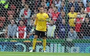 Images Dated 26th August 2012: Vito Mannone: In Action Against Stoke City, 2012-13 Premier League