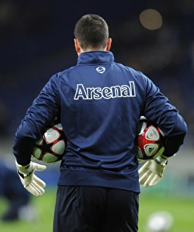 FC Porto v Arsenal 2009-10 Collection: Vito Mannone (Arsenal). FC Porto 2: 1 Arsenal, UEFA Champions League, First Knock-out Round