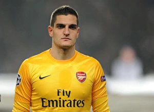 Vito Mannone: Arsenal FC vs. FC Schalke 04, UEFA Champions League, 2012