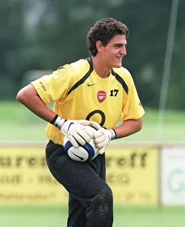 Vito Mannone in Arsenal Training, Austria, 2005