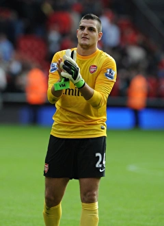 Vito Mannone Bids Farewell: Liverpool vs. Arsenal, Premier League 2012-13