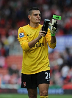 Stoke City V Arsenal 2012-13 Prints: Vito Mannone Bids Farewell: Stoke City vs. Arsenal, 2012-13 Premier League