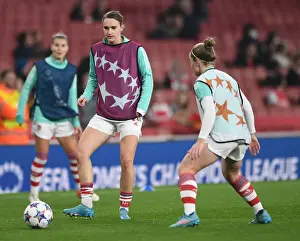 Arsenal Women V VfL Wolfsburg 2021-22 Prints: Viviane Miedema: Arsenal Star Ready for UEFA Champions League Quarterfinal Showdown Against VfL Wolfsburg