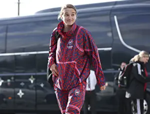 Viviane Miedema's Arrival: Arsenal FC Star at Everton's FA WSL Match, 2021-22