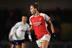 Arsenal Women V Tottenham Hotspur Women - Conti Cup 2023-24 Prints: Viviane Miedema's Unwavering Determination: Arsenal Women vs