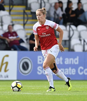 Images Dated 19th August 2018: Vivianne Miedema in Action: Arsenal Women Dominate West Ham United