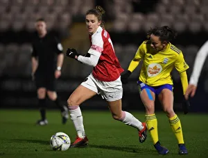 Arsenal Women V Birmingham City Women - WSL Continental Cup 2018-19 Prints: Vivianne Miedema in Action: Arsenal Women Dominate Birmingham City (FA WSL Continental Tyres Cup)