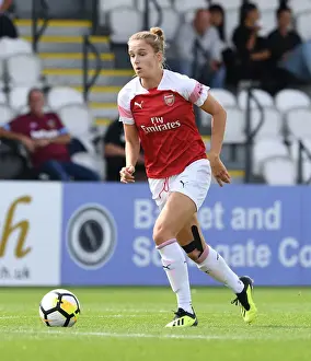 Arsenal Women V West Ham United Women 2018-19 Prints: Vivianne Miedema in Action: Arsenal Women Dominate West Ham United